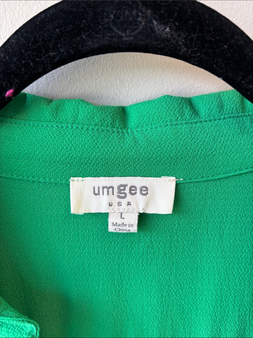 Umgee Emerald Green Ruffle Sleeve Tiered Midi Dress - Picture 2 of 5